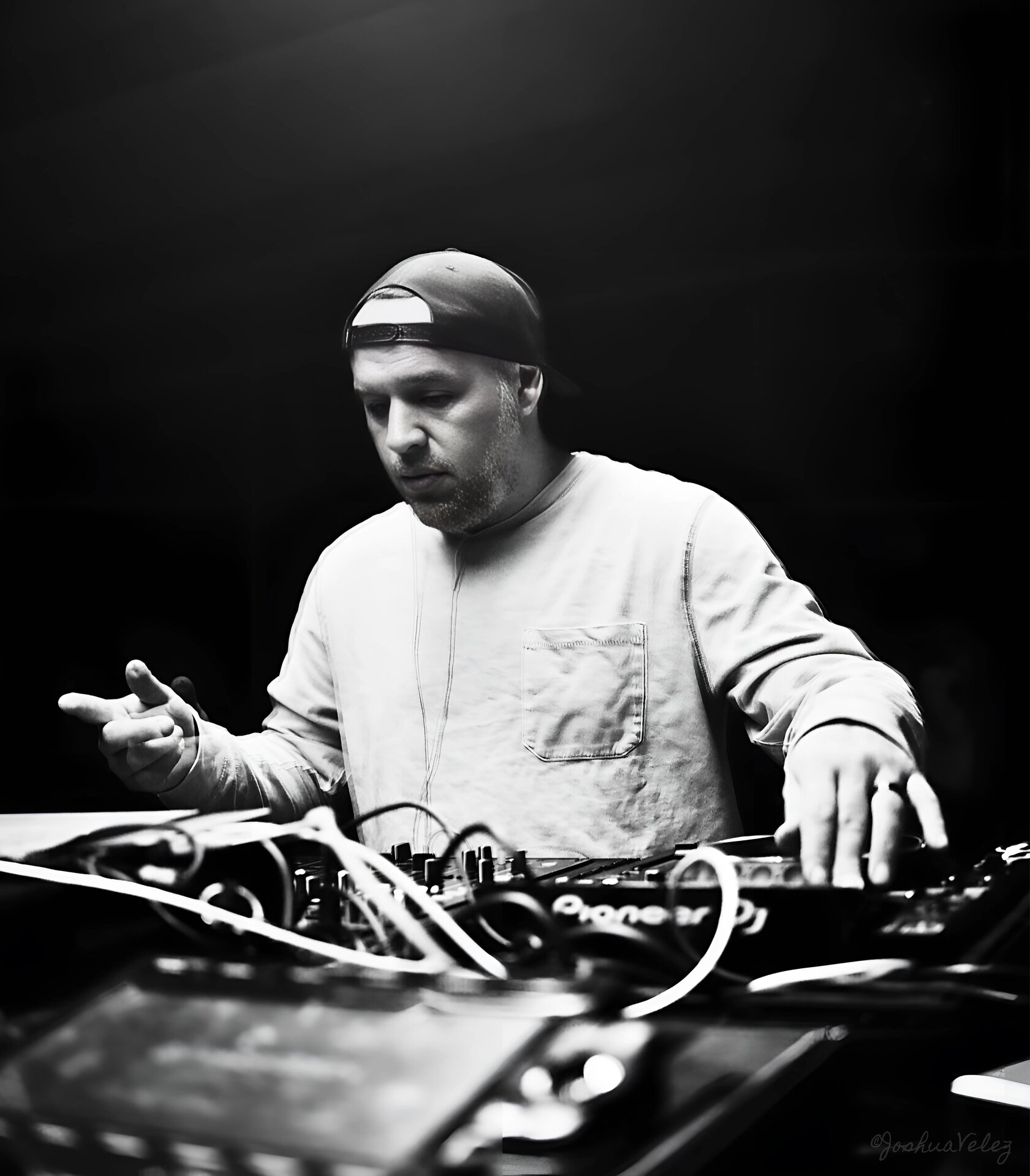 DJ portrait shot for an electronic press kit by FXKStudios San Antonio